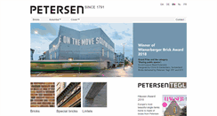 Desktop Screenshot of en.petersen-gruppen.dk