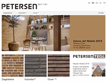 Tablet Screenshot of de.petersen-gruppen.dk